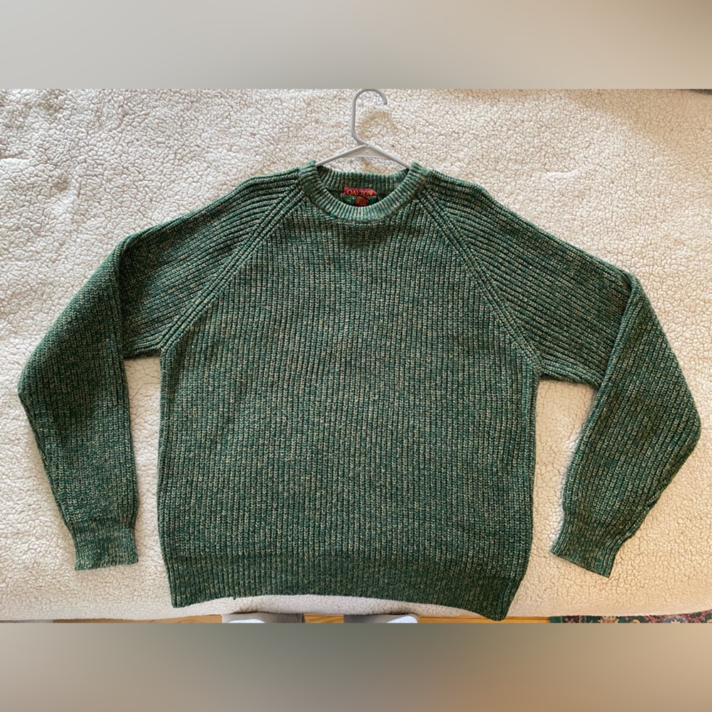 Vintage Oakton Limited Green Knitted Sweater Men’s XL